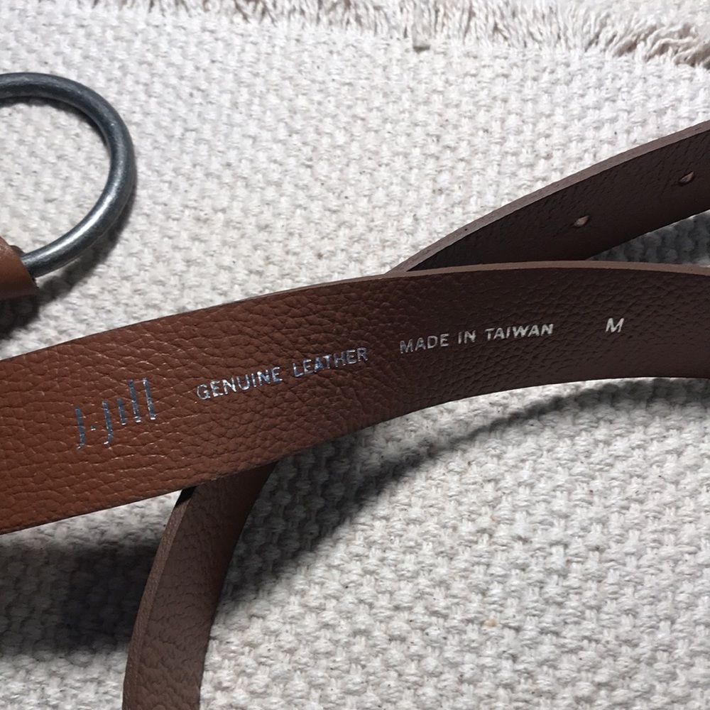 J Jill size Medium leather belt - Picture 3 of 6